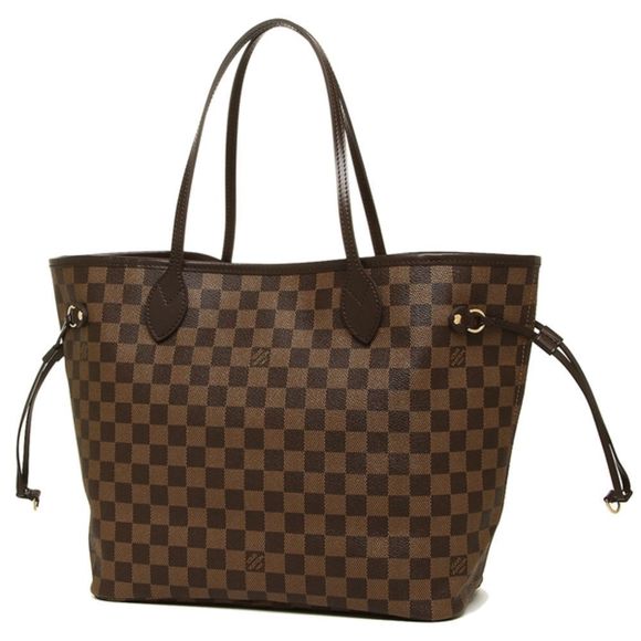 Louis Vuitton Neverfull MM Tote Bag Damier Ebene Rose Ballerine Light Pink - Picture 6 of 7